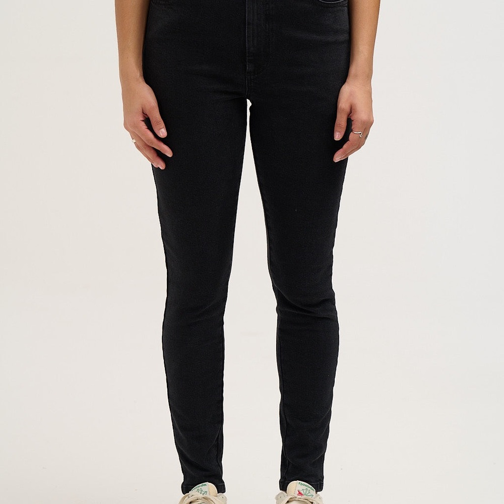 Lucy & Yak Soho Jeans Washed Black Denim - us size 24 uk size 28